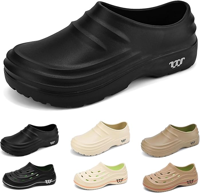 Armadillo Chef Shoes Unisex Water Resistant Non Slip Resistant Lightweight Waterproof for Work Clogs Shoes