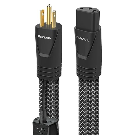 AudioQuest Blizzard Power Cable (4.5m, 1 x C19 > 1 x 3-Prong Wall Plug)