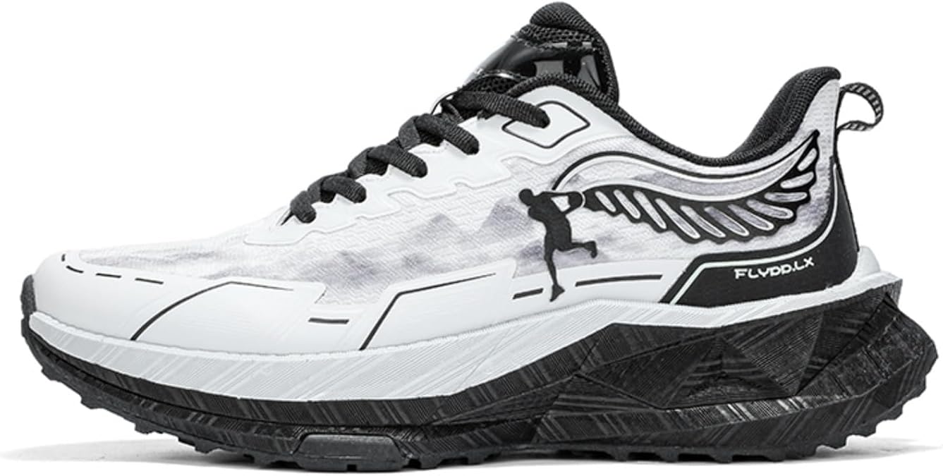 Men's and Women's Non-Slip Cross-Country Walking Shoes, Zero Drop Wide to Box Gym Exercise Cross-Training Fashion Outdoor Running Sneakers