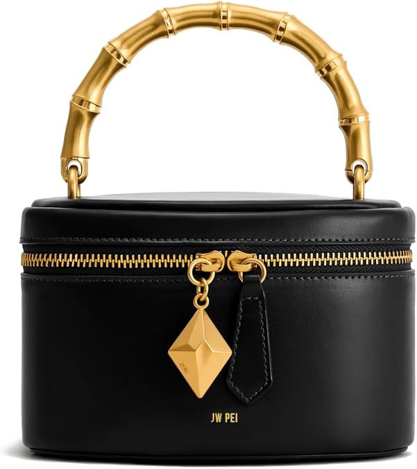 JW PEI Women's Natalie Metal Geometric Pendant Handle Bag