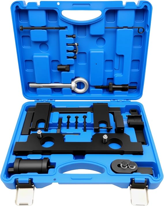 ZKTOOL Engine Camshaft Timing Locking Tool Kit with Flywheel Holder