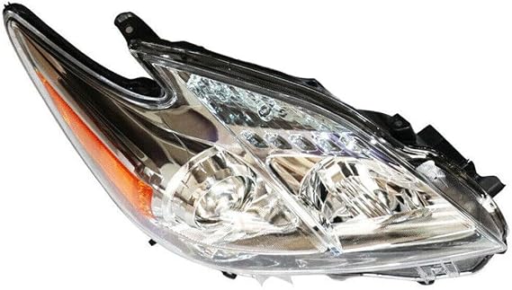 Front Halogen Headlight Assembly, for 2010-2011 Toyota Prius Driver & Passenger Side Head Lights, 8113047211 8117047211 Direct Replacement Headlamps Assy Set (Right)