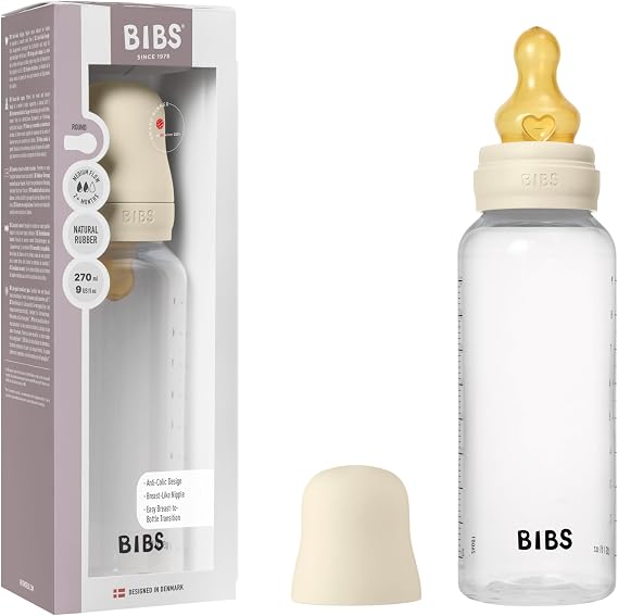 Bibs Baby PP Bottle Kauçuk Uç Biberon Ivory 270 ml