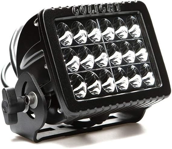 Golight GXL Performance LED Floodlight, Permanenet Mount, Black