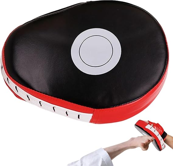 Boxing Pads Mitts Adult Punching Mitts Kick Shield Strike Pad | PU Leather for Jiu-jitsu Kali Thai Karate Home Gym Club Boxing Equipment