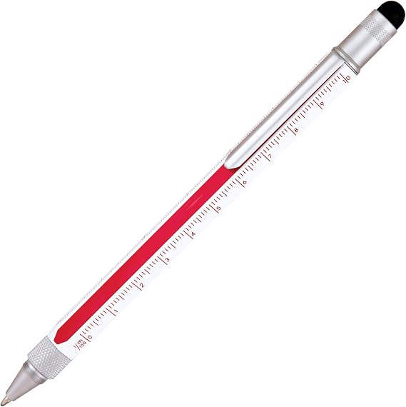 Monteverde Tool Pen Edge Ballpoint Pen (White Red)