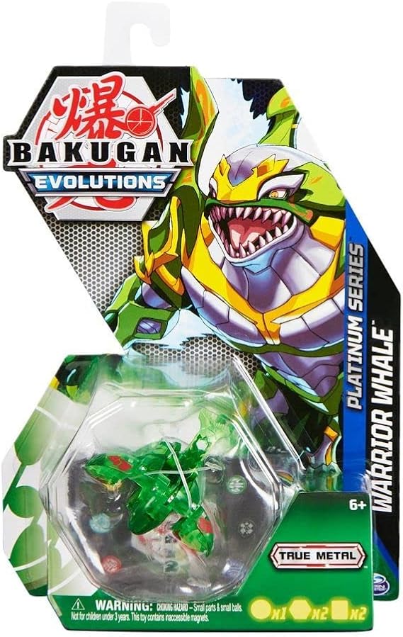 Bakugan Evolutions 2022 Platinum Series Die-cast Ventus Warrior Whale
