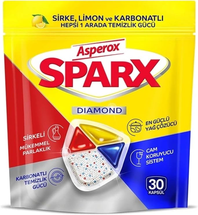 Asperox Sparx Bulaşık Makinesi Kapsülü 30 Lu