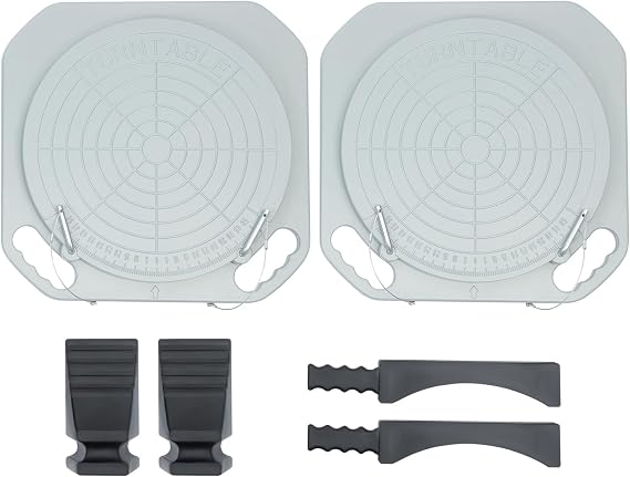 6 Ton Wheel Alignment Turn Plates Car Truck, Turntable Wheel Alignment Tool, 360 Rotating Turn Plate Table Car Truck Front End Wheel Alignment Turn Plate Tool