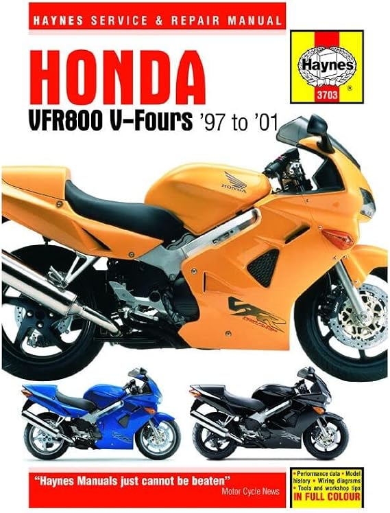 Haynes Repair Manual For 98-01 HONDA VFR800FI