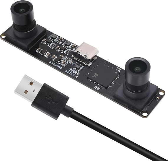 MMlove USB Stereo Camera Synchronous Dual Lens 1080P 60FPS Camera Module