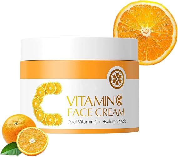 VC Face Moisturizer, Hydrating Day & Night Face Cream for Hydrating, Anti-Aging, Anti-Wrinkle, Firming SkinCare, Boosts Collagen, Improves Skin Elasticity, Suitable for All Skin Types 1.76 oz