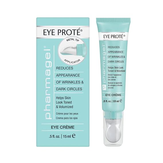 Pharmagel Eye Prote Eye Creme | Anti Wrinkle Moisturizing Eye Cream for Dark Circles and Puffiness | Anti Aging Eye Cream & Under Eye Bags Treatment - 0.5 fl. oz.