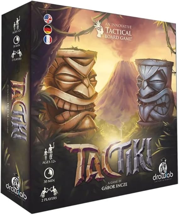 drawlab TacTiki Board Game, Multi-Colored