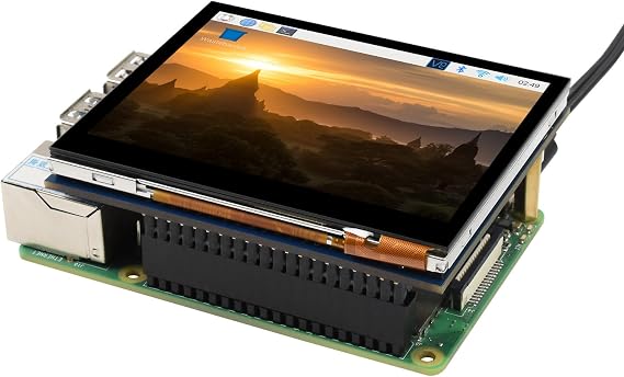 3.5inch IPS 640480 Display LCD DPI Interface Capacitive Touch Screen Supports Raspbian Kali for Raspberry Pi 4 3 Model B B+ Zero W etc @XYGStudy