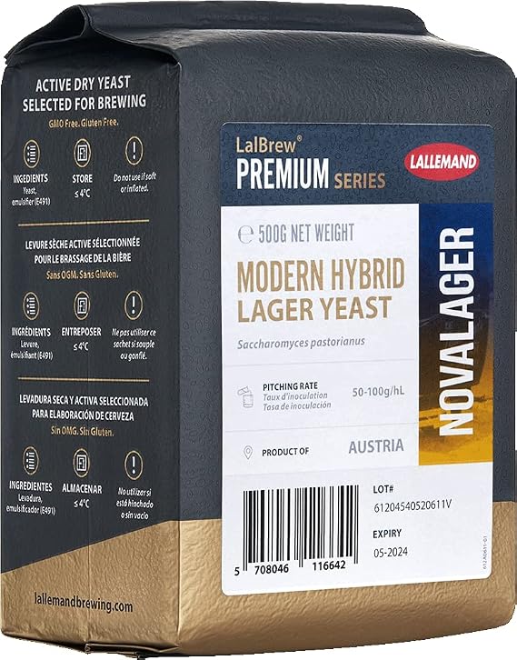 LalBrew NovaLager Modern Hybrid Lager Yeast (500g)