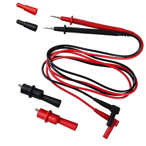 ZIBOO KIT-14 Test Lead Set,Compatible with Fluke Ideal Simpson mprobe Digital Multimeter/Clamp Meter 4mm Banana Compatible with Klein Tools 69410