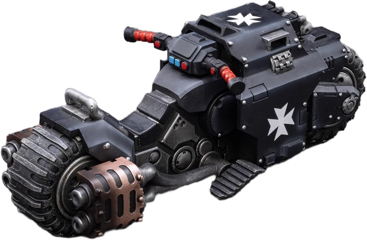 JOYTOY Warhammer 40K 1/18 Space Marine Black Templar Knights Outrider Collector Model Action Figure