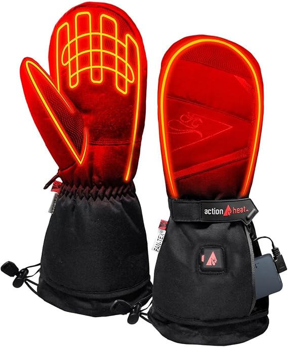 ActionHeat 5V Battery Heated Mittens S/M