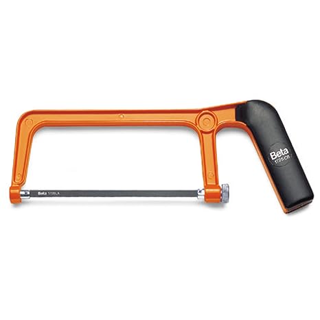 Beta 1725CR Mini Hacksaw for Tight Access Spaces, Alloy Steel with Padded Handle, 6" Blades