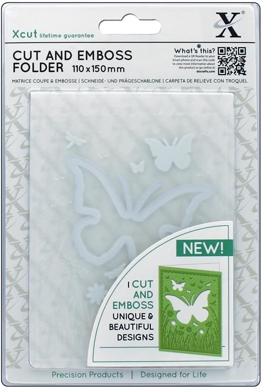 Xcut 110 x 150mm Cut & Emboss Folder - Butterfly Aperture
