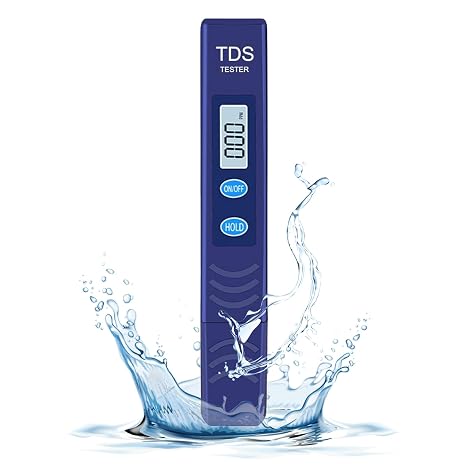 TDS Meter Digital Water Tester, ppm Meter for Drinking Water,Blue
