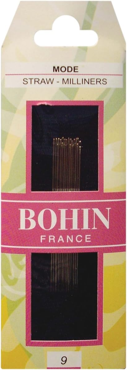Bohin Milliners Hand Needles, Size 9, 15 Per Package