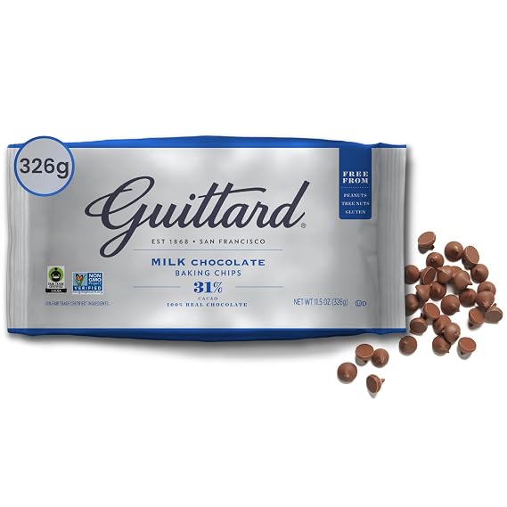 Guittard Baking Chips, Milk Chocolate, 11.5 oz