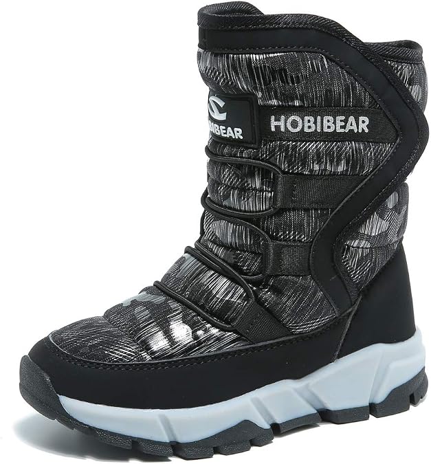 Boys Snow Boots Outdoor Waterproof Winter Kids Shoes