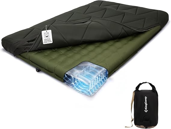 KingCamp Double Camping Mattress, 6.7" Thick, 2 Person