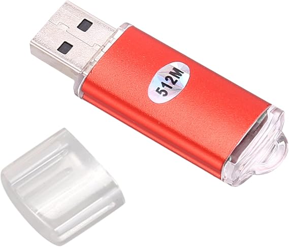 USB 2.0 Flash Memory Stick Pen Drive Storage Thumb Color:Red Capacity:512MB