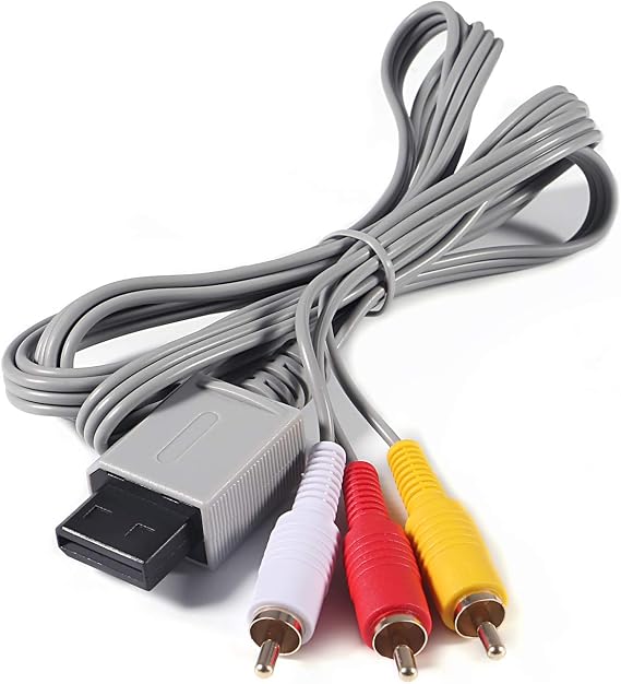 Aokin Wii U için AV Kablosu, Nintendo Wii ve Wii U için Ses Video AV Kablosu Kablosu, 1.8M/6FT