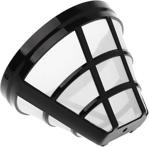 Black Coffee Filter | Reusable Coffee Mesh Basket Cup | Permanent Coffee Filters | for Over Coffee Filter | Washable Household Coffee Mesh Basket Cup | Coffee Machine Parts