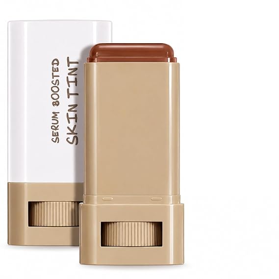 Skin Tint for Black Women, Foundation Stick,Boosted Beauty Balm Serum#2 | Concealer Contour Stick, Tinted Moisturizer, Full Coverage Foundation Makeup, Face Makeup with Natural Finish