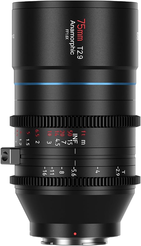 SIRUI 75mm T2.9 1.6X Full-Frame Anamorphic Lens Cinema Lens (L Mount)