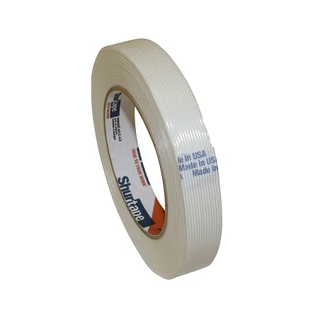Shurtape GS 490 Economy Grade Fiberglass Reinforced Strapping Tape - Clear, .7 in. x 60 yd
