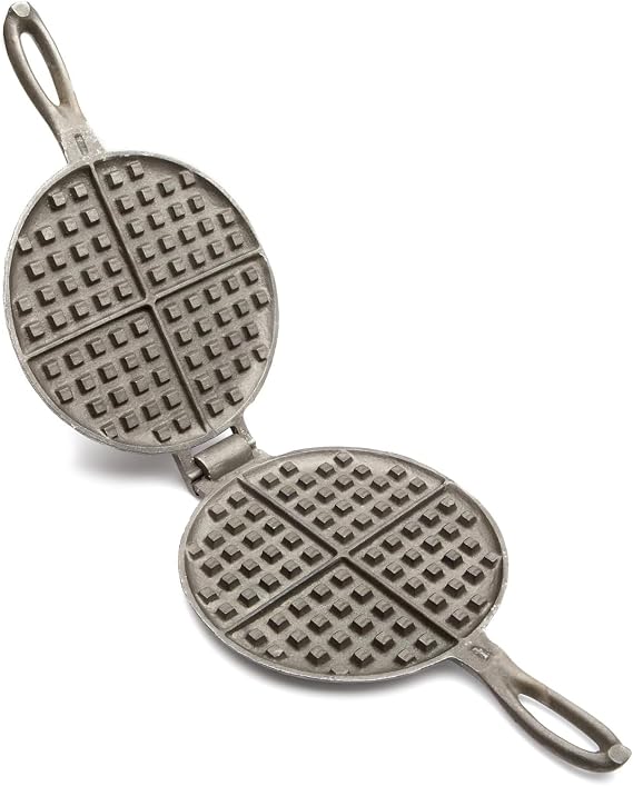 Rome's #1100 Old Fashioned Waffle Iron, Cast Iron | camping-kitchen-equipment