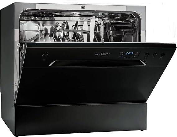 Klarstein Amazonia 6 Nera Argentea Luminance Countertop Dishwasher [Energy Class F]