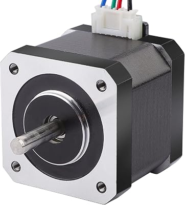 Nema 17 Stepper Motor, DROK 40mm High Torque Bipolar DC Step Motor Kit, 0.46Nm Low Noise 42 2-Phrase Universal Electric Motor DC motor for 3D Printer Laser Engraving