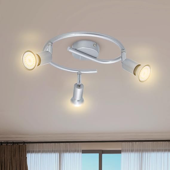 HiBay LED Ceiling Light 3 Way Modern Ceiling Spotlight [Energy Class E]