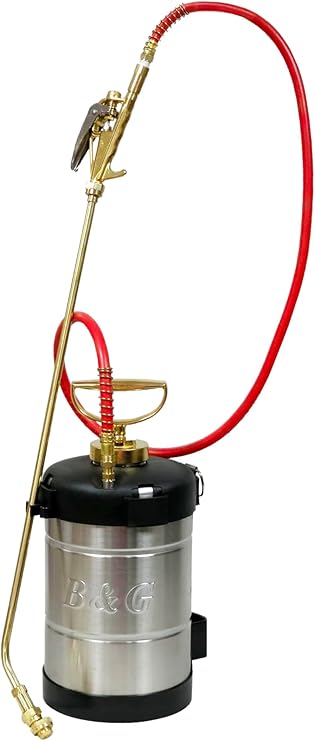 B&G Primeline 1 Gallon Stainless Sprayer (N124-S-24) Extenda-Ban Valve