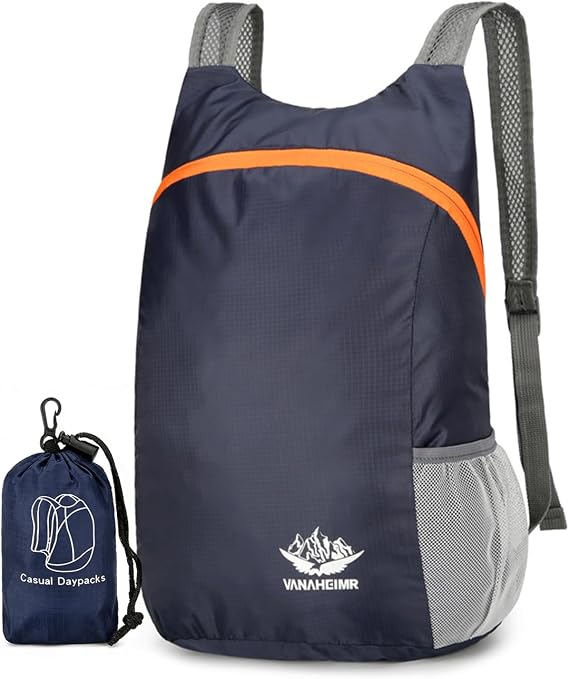 Ultralight Foldable Backpack,Water Resistant Hiking Daypacks(A)