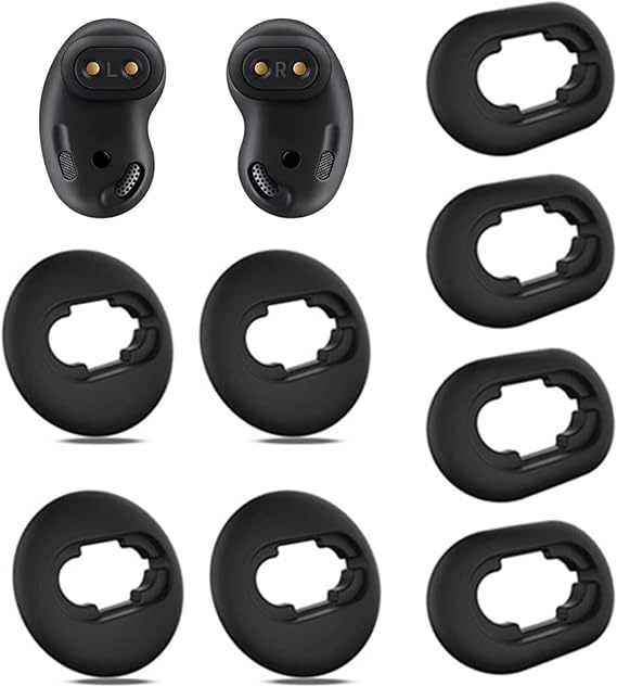 4 Pairs Ear Buds Replacement Tips Suitable for Samsung Galaxy Buds Live
