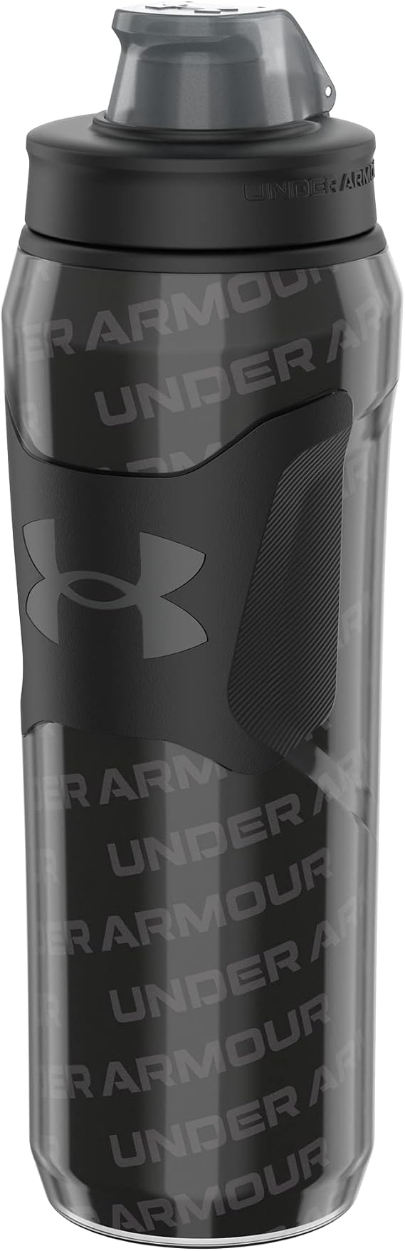 Under Armour 28oz Playmaker Squeeze Insulated 2 - Sports Water Jug, Leak Resistant for Baseball, Football & More, Black