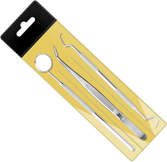 Plaque Remover Teeth Cleaning Tool 3 pcs Tools kit Hygiene kit for Teeth Cleaning Plaque Remover Teeth Cleaning Tool 3 pcs