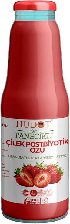Taneli Çilek Özü Reçel kıvamlı Hudot Organik 1400 Gr