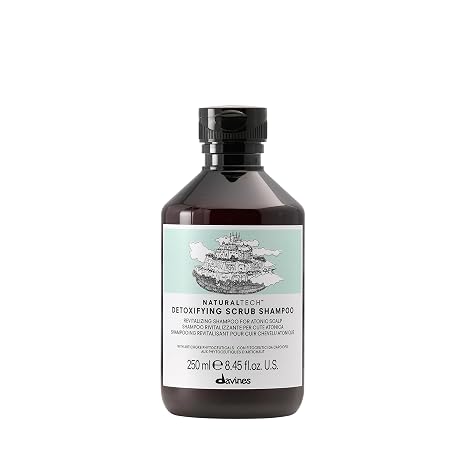 Naturaltech Detoxifying Scrub Shampoo, Scalp Revitalizing gentle Cleanser
