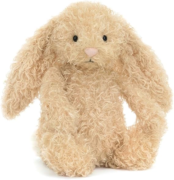Jellycat Bashful Luxe Curly Medium - L: 9 cm x l: 12 cm x h: 31 cm