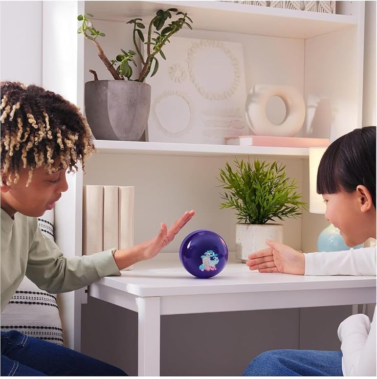 Bitzee Hamster Ball Interactive Toy, Dijital Evcil Hayvan, 20+ Karakter, Mor