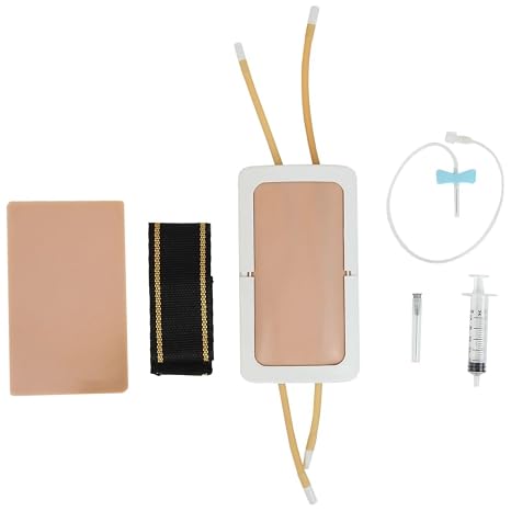 Anatomy Lab Wearable Venipuncture Practice Kit with Tubes IV Practice Pad